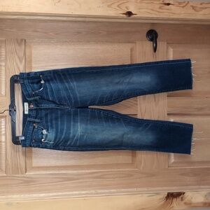 Sz 27 Madewell High-Rise Raw Hem Boyjean Style